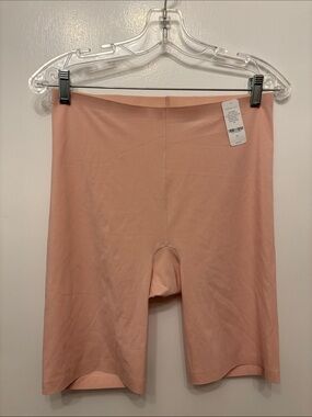 Soft Contour No-Rolling High-Rise 7” Bike Shorts - Powder Pink